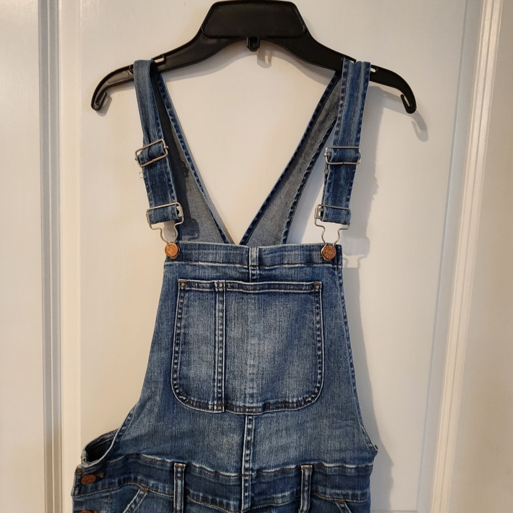 Madewell Blue Denim Jeans Overalls - Picture 8 of 14